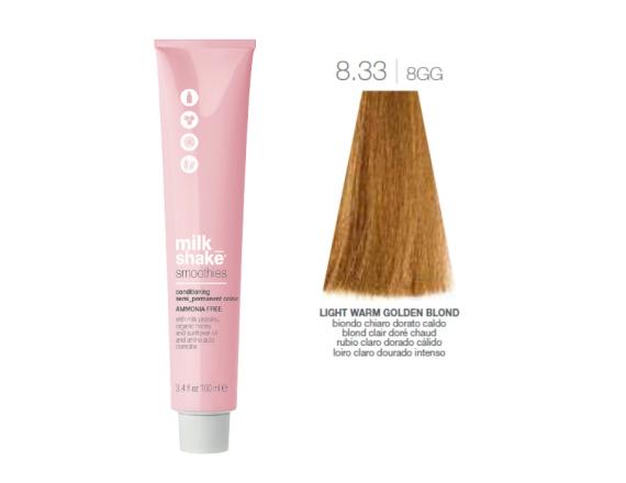 Vopsea semi-permanenta Milk Shake Smoothies 8.33|8GG, Blond Deschis Cald Auriu, 100ml