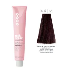 Vopsea semi-permanenta Milk Shake Smoothies 4.4|4C, Castaniu Mediu Aramiu, 100ml