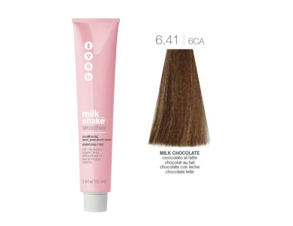 Vopsea semi-permanenta Milk Shake Smoothies 6.41|6CA, Blond Inchis Ciocolata Cu Lapte, 100ml