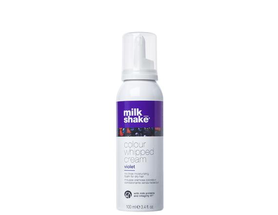 Spuma nuantatoare Milk Shake Colour Whipped Cream Violet, 100ml