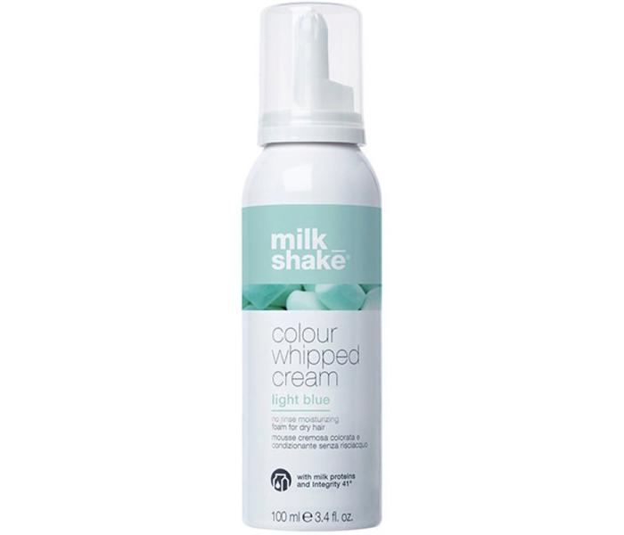 Spuma nuantatoare Milk Shake Colour Whipped Cream Light Blue, 100ml