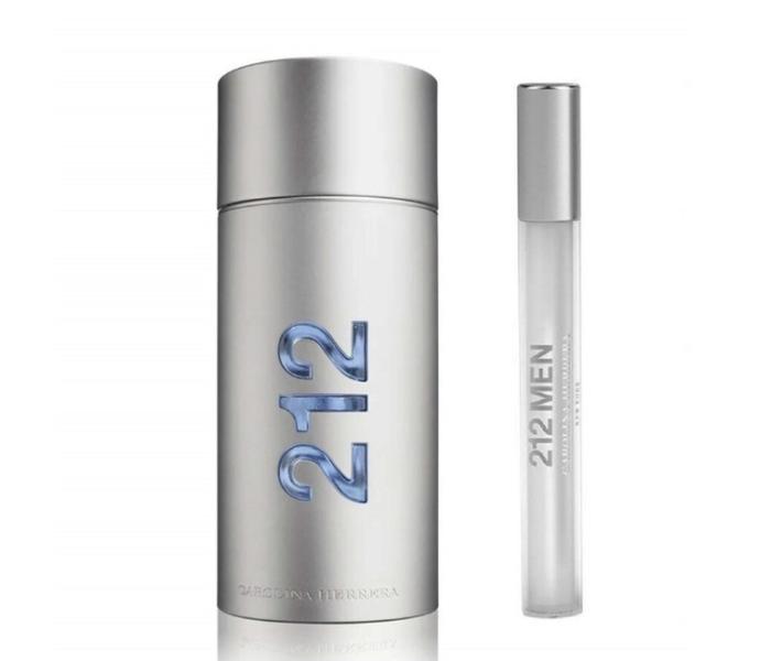 Set Carolina Herrera 212, Barbati, Eau De Toilette 100ml + Eau De Toilette 10ml