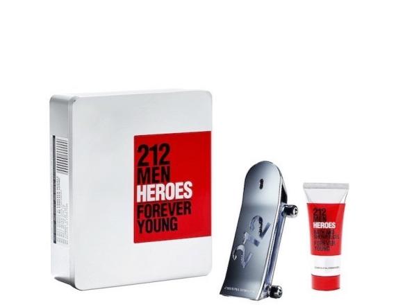 Set Carolina Herrera Heroes, Barbati, Eau De Toilette 90ml + Gel De Dus 100ml