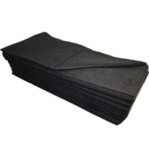 Towel 35*70 Spunlace Stand i/s black 50 sh