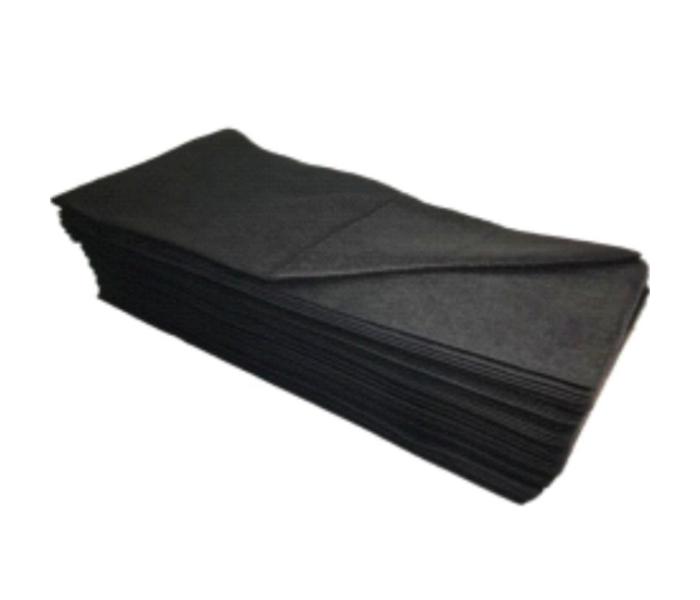 Towel 35*70 Spunlace Stand i/s black 50 sh