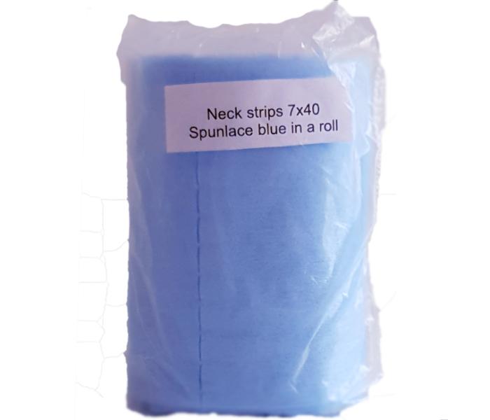 Gulere Frizerie 7 x 40 Material Nețesut, Albastru, 100buc/rola